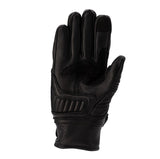 Schwarze RST Damen Roadster 3 CE Handschuhe aus Leder mit Schutzpolsterung für Motorradfahren.