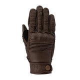 Braune RST Damen Roadster 3 CE Handschuhe aus Leder für Motorradsicherheit, mit gepolsterten Handflächen und flexiblen Nähten
