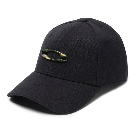 OAKLEY Tincan Cap in Schwarz und Camouflage, Freizeitbekleidung, mit verstellbarem Schnallenverschluss, gewebtes Logo vorne