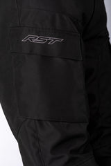 Schwarze RST Alpha 5 RL Textil-Motorradhose für Herren, Touring-Hose mit Protektoren, bequemes Motorradbekleidungsstück