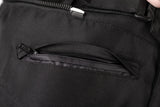 Schwarze Damen Textil-Motorradhose RST Alpha 5 für Touren, mit Schutz und Komfort, auf einem Motorrad.