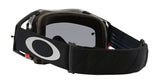 OAKLEY Airbrake MX-Brille in Schwarz mit Gunmetal-Rahmen und grauer Linse, für Motocross- und Offroad-Fahrten