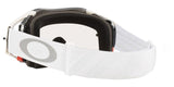 OAKLEY Airbrake MX-Brille mit weißen Tuff Blocks und klarer Linse, robuste Schutzbrille für Motocross-Fahrer