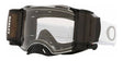 OAKLEY Airbrake MX-Brille mit Tuff Blocks, weiß, Race-Ready Roll-Off, klare Linse, für Motocross-Sport.