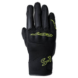 RST Motorradhandschuhe Herren S-1 Mesh CE in Neon Gelb, atmungsaktive Handschuhe mit Schutzelementen und robustem Design.