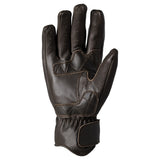 Braune RST Motorradhandschuhe Herren IOM Hillberry 2 CE mit robustem Design und Schutzpolstern auf den Handflächen.