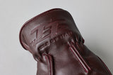 Rote RST Motorradhandschuhe Herren IOM Hillberry 2 CE mit robustem Material und Schutzfunktion, detailreiche Nahaufnahme