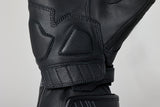Schwarzer RST Flucrum Handschuh für Herren, CE-zertifiziert, aus Leder mit gestepptem Design, für Motorradfahrer.