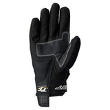 Schwarze RST Motorradhandschuhe Herren IOM TT Team CE mit robustem Design und Schutz für sicheres Fahren.