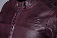 Rote RST Brandish2 CE Lederjacke für Herren, klassische Jacken-Design, zeigt die stilvolle, hochwertige Lederoberfläche.