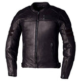 Braune RST Hillberry2 CE Lederjacke für Herren, klassische Jacken-Design, detailreiche Verarbeitung.