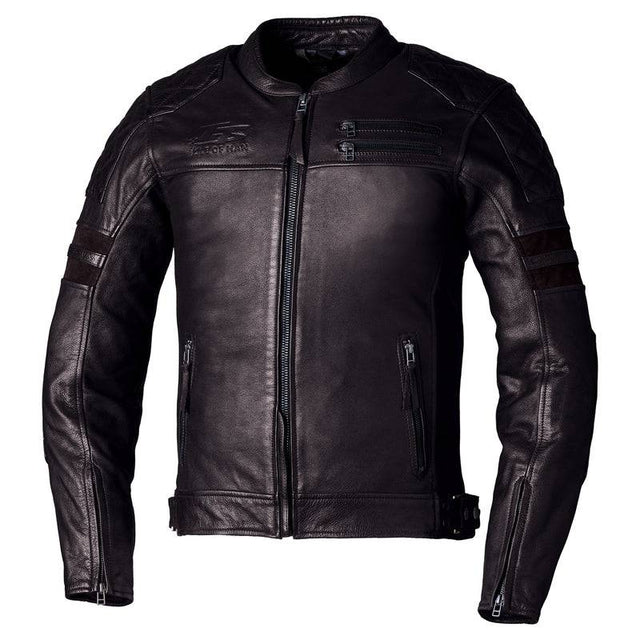 Braune RST Hillberry2 CE Lederjacke für Herren, klassische Jacken-Design, detailreiche Verarbeitung.