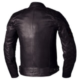 Braune Herrenlederjacke RST Hillberry2 CE im klassischen Jackenstil, mit sichtbaren Nähte und Reißverschluss.