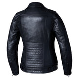 Schwarze Damen-Lederjacke RST Ripley2 CE, klassische Jacken-Design, zeigt den stilvollen Schnitt und hochwertige Verarbeitung.