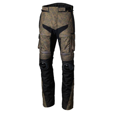Gripfeste, grüne RST Ranger CE Motorradhose für Herren mit Schutzvorrichtungen, ideal für Abenteuerfahrten auf Motorrädern.