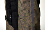 Grüne RST Ranger CE Motorradhose für Herren, Adventure-Hose mit robustem Material und Schutzprotektoren, vorne und seitlich sichtbar