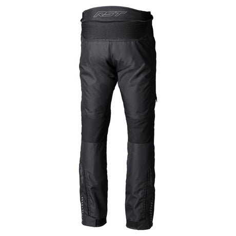 Schwarze Damen-Motorradhose RST Maverick EVO CE für Adventure, strapazierfähiges Textil mit Protektoren, seitliche Taschen