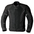 Schwarze RST Ventilator-XT CE Textil-Motorradjacke für Herren, touring Jacke mit Belüftung und Protektoren.