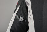 Schwarze und silberne RST Ventilator-XT CE Textil-Motorradjacke für Herren, Touring-Jacke mit Belüftung, Frontreißverschluss