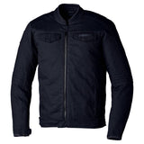 Schwarze RST Crosby2 CE Textil-Motorradjacke für Herren, klassische Motorradjacke mit robustem Design und Schutzmaterial.