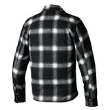 Schwarzes, gebürstetes RST Textilhemd für Herren, Urban Jackenstil, detailreiche Oberflächenstruktur, modischer Casual-Look