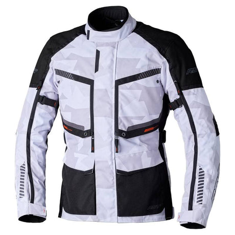 RST Maverick EVO CE Textil-Motorradjacke Herren - Schwarz/Silber