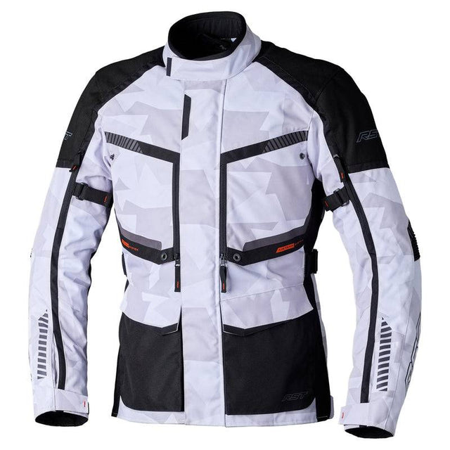 RST Maverick EVO CE Textil-Motorradjacke Herren - Schwarz/Silber