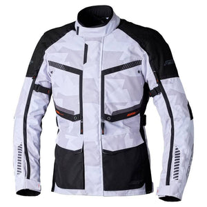 RST Maverick EVO CE Textil-Motorradjacke Herren - Schwarz/Silber