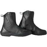 Schwarze RST Atlas Mid Wasserdichte CE Motorradstiefel für Herren, touring, mit robustem Design und stabiler Sohle.