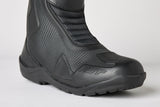 Schwarze RST Atlas Mid wasserdichte Touren-Motorradstiefel für Herren, langlebig und sicher, mit robustem Design.