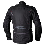 Schwarze RST Pro Series Ranger CE Textil-Motorradjacke für Herren, Adventure-Jacke mit Schutzprotektoren.