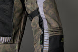 Graue RST Pro Series Ranger CE Textil-Motorradjacke für Herren in Grün, Adventure-Jacke mit Schutzprotektoren, sichtbares Innenfutter