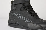Schwarze RST Sabre wasserdichte CE Motorradstiefel für Herren, Touring-Stiefel mit robustem Design und sicherer Passform.