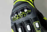 RST Fulcrum Motorradhandschuhe Herren in Neon Gelb, strapazierfähige Handschuhe mit CE-Zertifizierung und robustem Design