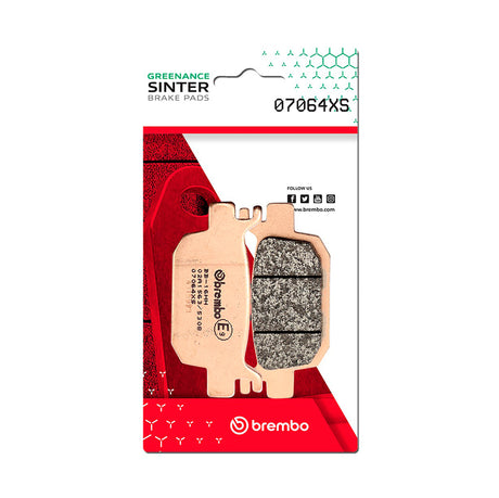 BREMB BRAKE PADS 07064XS SINTER METAL