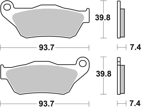 BREMB BRAKE PADS 07065XS SINTER METAL