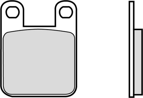 BREMB BRAKE PADS 07BB1205 ORGANIC