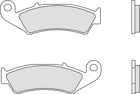 BREMB BRAKE PADS 07HO2506 ORGANIC
