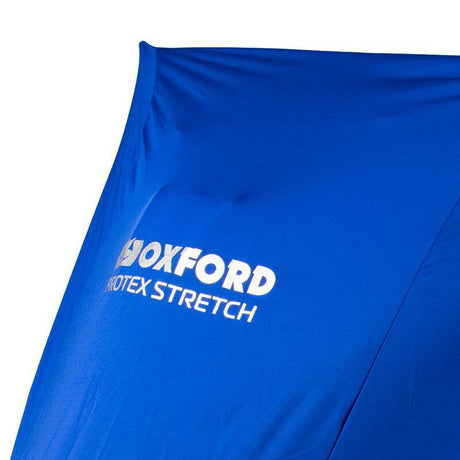 OXFORD Indoor Abdeckplane Protex Stretch Blau - Motorrad / Scooter
