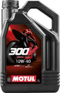 Motul 300V Factory Line Road Racing 4T Motorenöl, 10W40, 4 Liter, Flasche, hochwertiges 4-Takt-Öl für Rennmotorräder
