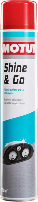 MOTUL Shine & Go Pflegeprodukt Spray in 750ml Flasche, vielseitiges Reinigungs- und Pflegespray für Autos.
