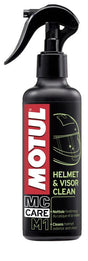 Motul M1 Helm- und Visierreiniger, 250 ml Spray, Reinigungsspray für Helme und Visiere, effektiver Helm- und Visierreiniger