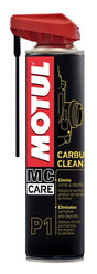 Motul MC Care P1 Carbu Clean Vergaserreiniger Spray, 400ml, für saubere Vergaser und Motoren.