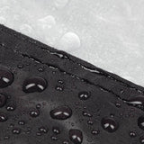 Schwarze und silberne Oxford Aquatex Abdeckplane für Scooter, wetterfest, mit Windscreen, für Indoor und Outdoor Schutz
