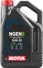 Motul NGEN 5 Motoröl 10W-50 für 4-Takter, flüssige Schmierung für Motorräder, in 4-Liter Kanister, klar sichtbar in der Flasche