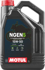 MOTUL NGEN 5 Motoröl 15W-50 für 4-Takt Motorräder, flüssiges Motoröl in 4-Liter-Behälter, hochwertige Schmierung