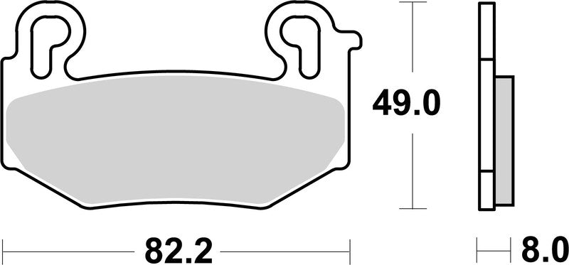 BREMB BRAKE PADS 07BB42SA SINTER METAL