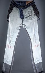 RST Single Layer Verstärkte Motorradjeans Denim Blau