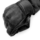 Schwarze Leder-Motorradhandschuhe von RST Crosby, bequem und strapazierfähig, für sicheren Schutz beim Fahren