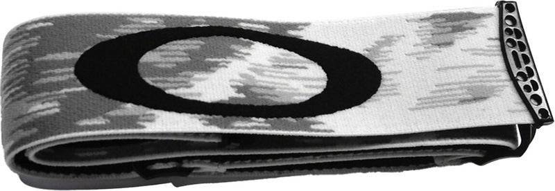 Weißes Ersatzbrillenband für OAKLEY Airbrake Erdatzbrillen, komfortabler Speed-Design, sichtbar an der Brille befestigt.